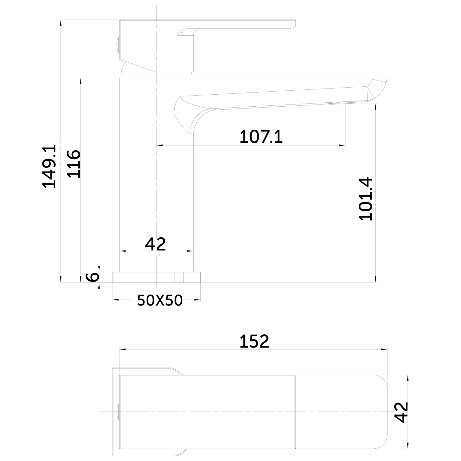Harbour Status Basin Mixer Tap & Waste - Chrome